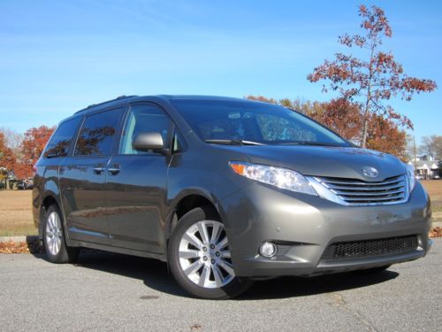 2011 toyota sienna limited awd, fully loaded, nav, dvd