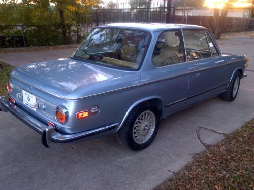Sell Used 1973 Bmw 2002 Fjord Blue Sunroof Roundie Solid