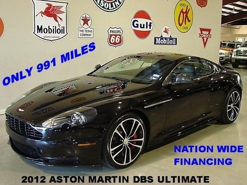 2012 dbs ultimate,6 speed trans,nav,htd lth,b&amp;o,20in whls,991 miles,we finance!!