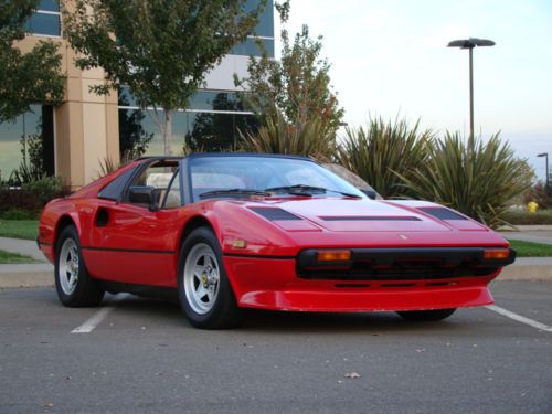1983 ferrari 308 gts qv | rosso corsa (red), tan | classic colors, great driver!