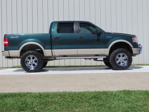 07 f150 lariat (5.4l) lifted swb exhaust nittos custom 2-owners carfax tx !!!!!!