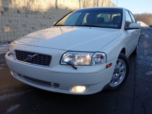 Volvo s80 heated seats sunroof traction clean free autocheck no reserve