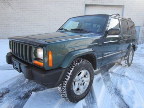 2000 jeep cherokee sport 4x4 suv 4wd 4.0l alloys pwr options tow pckg no reserve