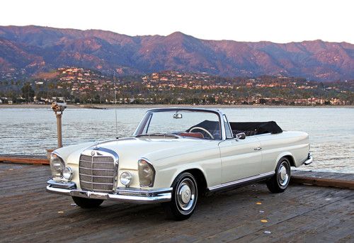1966 mercedes 220se cabriolet - beautiful and solid european model cabriolet