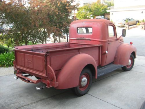 Original california, black plate un-restored 1947 ford pickup 1/2 ton truck