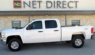 08 chevy 4wd alloy rims 6.0 v8 automatic 1 owner white net direct auto texas