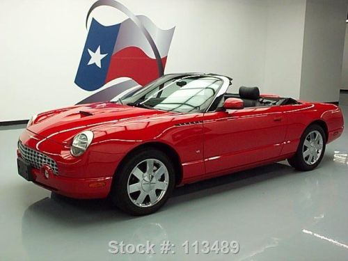 2003 ford thunderbird hard top 3.9l v8 htd leather 58k texas direct auto