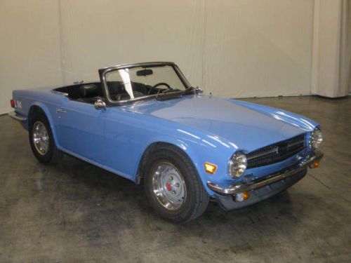 1975 triumph tr6 roadster with factory hardtop