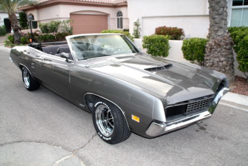 1970 ford torino gt convertible v8 hideaway grille - luxury version of a mustang