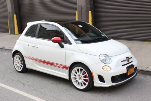 2012 fiat 500 abarth, 2-owner, clean carfax, best color combo!!