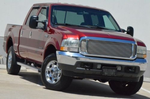 2002 ford f250 7.3l diesel 4x4 crew cab short bed lifted $599 ship