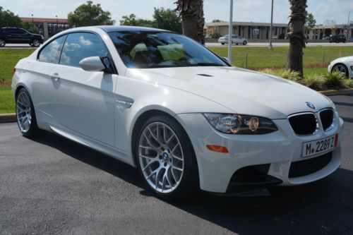 2013 bmw m3 coupe-rare 6 speed manual transmission-14,500k miles-one owner