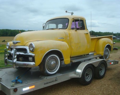 Grandpaws 1954 chevrolet 5 window cab  3100 pickup truck project