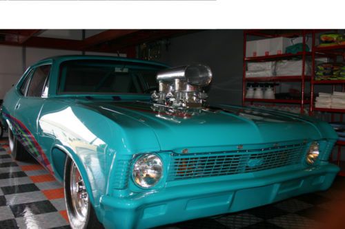 1972 nova pro street ss blown real hot rod show car rare