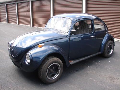 Volkswagen Beetle Convertible For Sale >> Sell new 1971 Volkswagen VW Blue Bug Super Beetle - NW ... Volkswagen Beetle Convertible For Sale >> Sell new 1971 Volkswagen VW Blue Bug Super Beetle - NW ...