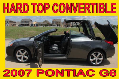 2007 pontiac g6 hard top convertible,clean title,rust free