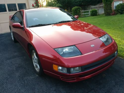 1992 nissan 300zx twin turbo : 24346 original miles : cherry red pearl