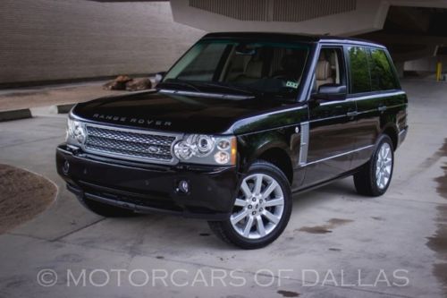 2008 range rover supercharged awd sat radio heated cooled seats