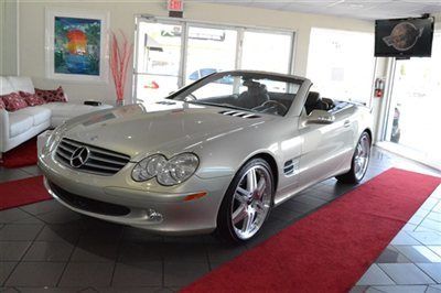 2003 mercedes-benz sl500 convertible maintained by mercedes-benz no reserve!