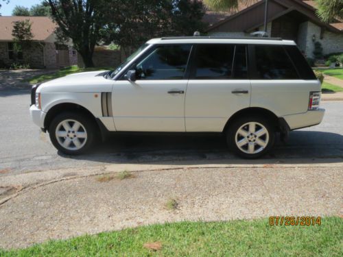 Range rover hse, navigation, sun roof, air suspension,