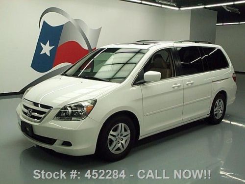 2007 honda odyssey ex-l 8-pass htd leather sunroof dvd texas direct auto