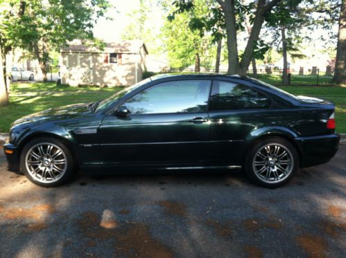 2003 bmw m3 super rare oxford green 6 speed manual stock coupe
