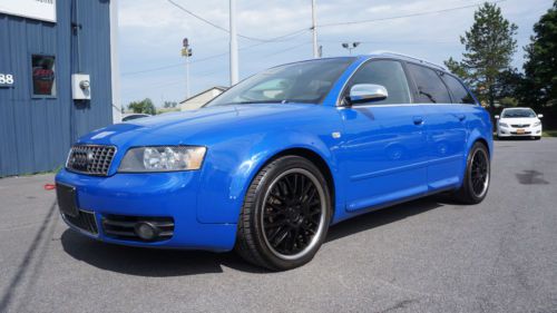 2004 audi s4 avant nogaro blue 6-speed manual nogaro interior wagon v8 awd rare