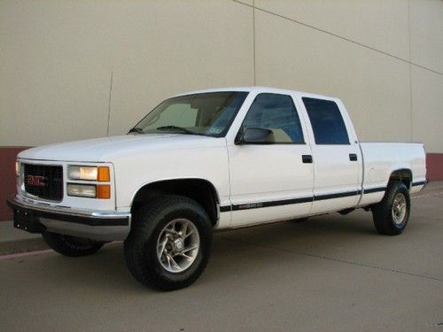 1999 gmc sierra 2500, crew cab short bed, 1 tx owner, very clean, only 107k