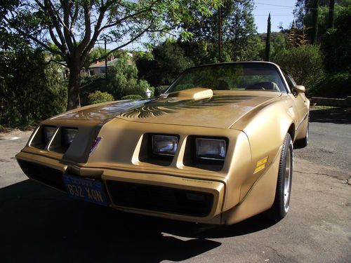 1979 trans am 400 4 speed ws6 t-top california beautiful survivor with 70k miles