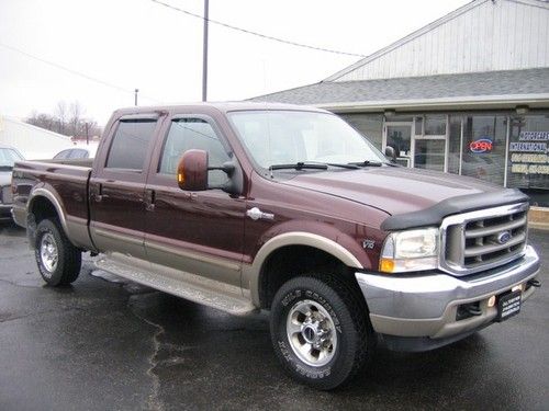 2004 ford f250 king 4wd crew cab lariat super duty heated leather tow package ~!