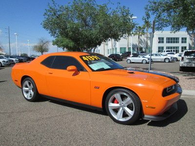 2012 orange 6-speed manual 392 hemi v8 *low miles:3k* coupe certified