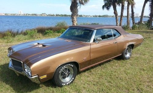 1970 buick 455 gs convertible - matching number