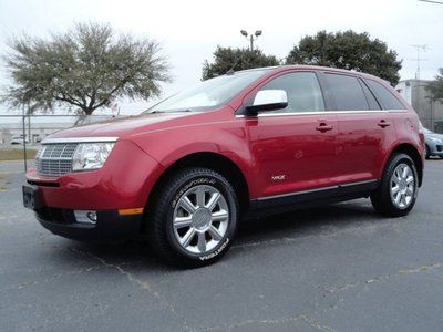 Suv 3.5l all wheel drive awd navigation dual roof heated cooled seats red tan