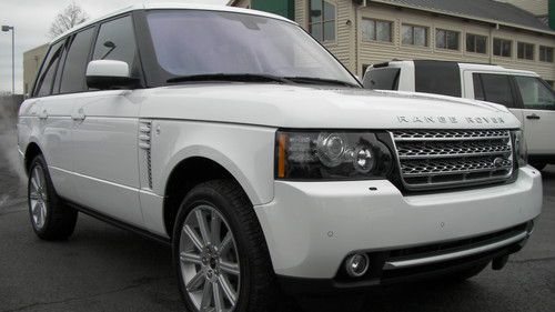 2012 land rover range rover supercharged silver package, vision assist package