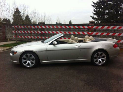 2006 bmw 650i base convertible 2-door 4.8l w/ sport package