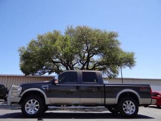 2008 gray lariat 6.4l v8 4x4 leather 6 disc ranch hand bumpers we finance