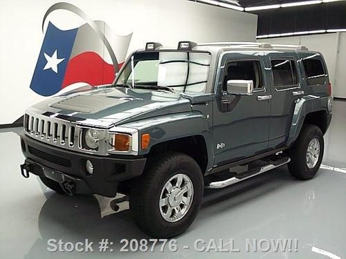 2006 hummer h3 4x4 htd leather tow pkg roof rack 59k mi texas direct auto