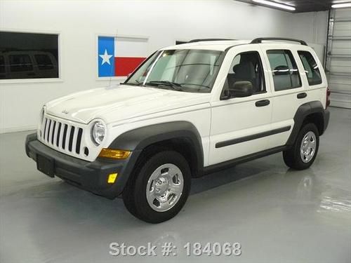 2006 jeep liberty sport 3.7l 6 speed cd audio only 64k  texas direct auto