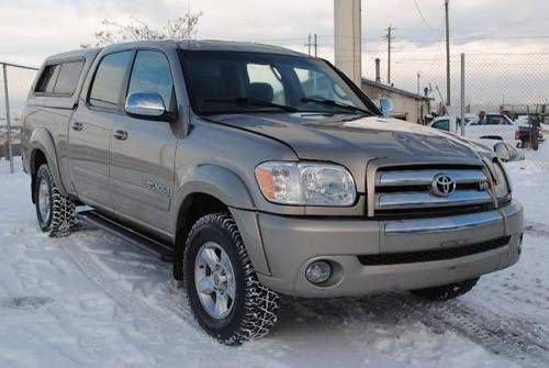 2006 toyota tundra sr5 double cab 4wd damaged rebuilder good airbags wont last!