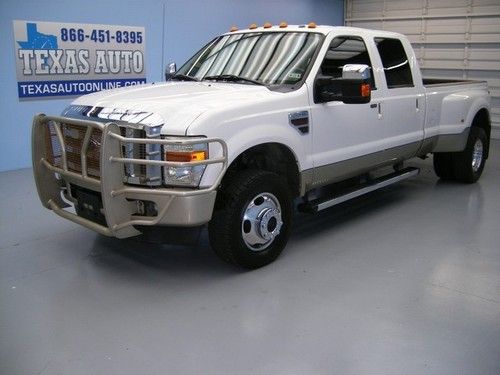 We finance!!!  2010 ford f-350 king ranch 4x4 powerstroke diesel dually long bed