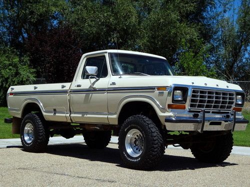 Purchase used 1979 Ford F-250 Lariat Camper Special ...