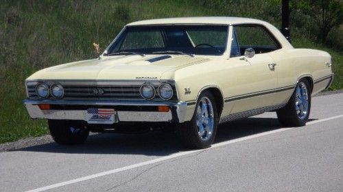 1967 chevrolet chevelle ss396 frame off restored 4 speed numbers matching