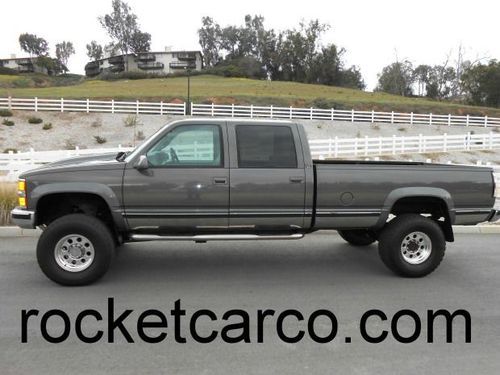 2000 chevrolet k3500 ls crew cab 4x4 pickup 4-door 7.4l silverado