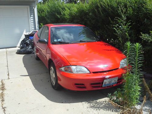 2000 red chevrolet cavalier (clutch repair required)