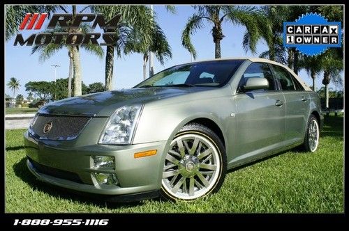 1 owner cadillac sts gorgeous looking vogue tires bose sys clean carfax warranty