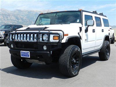 Suv hummer h2 4x4 luxury package sunroof leather bose custom wheels tires auto