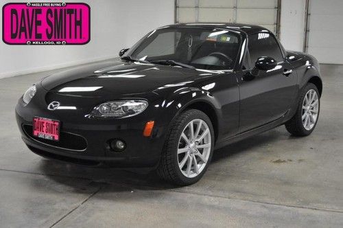 2008 black hard top convertible manual cloth cruise ac!! great car! call today!!