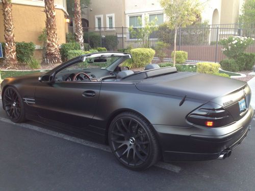 Mercedes sl500 brabus matte black 2004