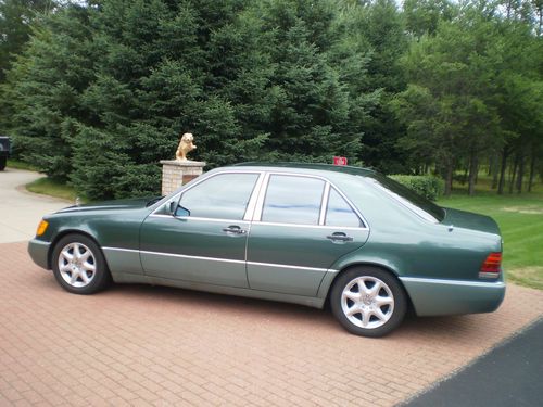 1994 mercedes benz s 350 turbo diesel rare color combo low miles, fully serviced