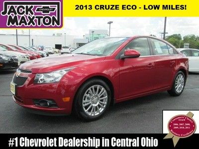 2013 chevy cruze courtesy car low miles bluetooth remote start auto back-up cam